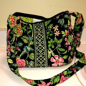 Vera Bradley botanica shoulder purse *RARE RETIRED PRINT*